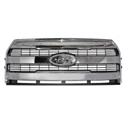 PARRILLA FORD PU 15-17 LOBO CROMADA 3 LINEAS