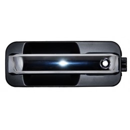 MANIJA EXT FORD PU 15-20 LOBO CROM/ NEGRA C/HOYO P/LLAVE DEL PLASTICO IZQ