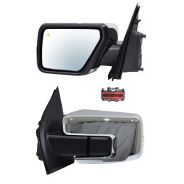 ESPEJO FORD PU 21-24 F150 ELECT CROM C/DIRECC C/DESEMP C/LUZ INF C/SENS PUNTO CIEGO C/MEM AUTOABATIBLE DER