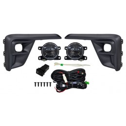FARO NIEBLA BRV 24 LEDS C/PARRILLA JGO