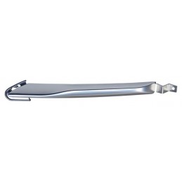 MOLDURA DEFENSA DEL GRAND CHEROKEE 22-24 CROM SATIN IZQ