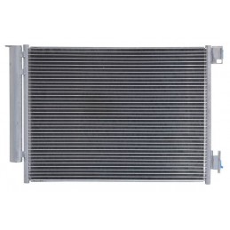 CONDENSADOR VERSA 20-22/ SENTRA 20-22/ KICKS 17-22 L4 1.6, 2.0 LTS AUT/STD C/SECADOR 20 3/5X15 1/2X12MM ALUMINIO SOLDADO