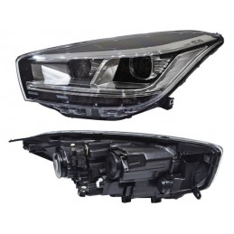 FARO TIGGO 4 PRO 22-24 FILO SUP NEGRO LEDS IZQ