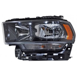 FARO DODGE PU 19-24 2500/4000 FONDO NEGRO TYC IZQ
