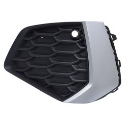 PARRILLA AUDI A3 22-24 S-LINE S/FARO NIEBLA C/HOYO P/SENS FILO PLATA IZQ