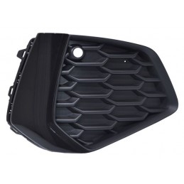 PARRILLA AUDI A3 22-25 S-LINE S/FARO NIEBLA C/HOYO P/SENS FILO NEGRO DER