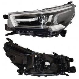 FARO HILUX 21-25 LEDS F/CROM C/LUPA C/MOTOR 4WD DIESEL TYC IZQ