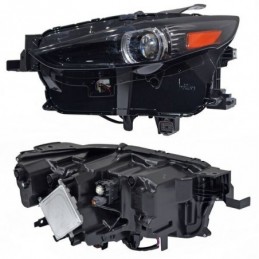 FARO MAZDA CX30 20-24 F/NEGRO C/LEDS C/LUPA C/LUZ DIA IZQ